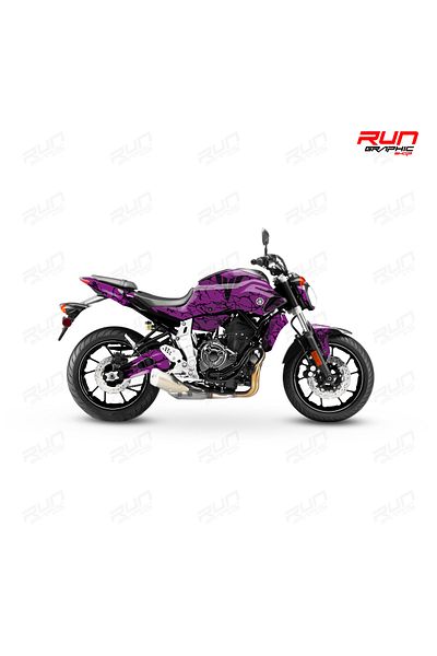 Run Grafik Shop ياماها 2014-17 MT 07 مجموعة الرسومات البرق
