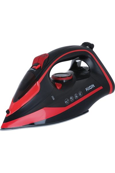 Kion Keon Steam Iron 350ml 2400W - Black/Red