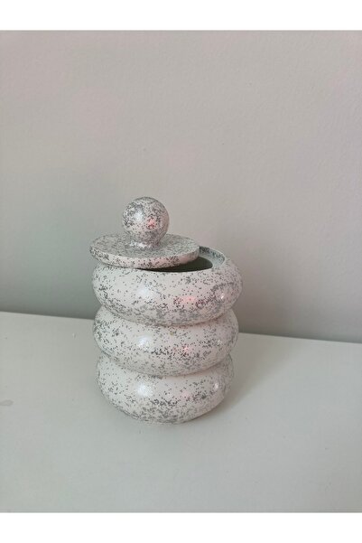 NurEra Design Gold & Silver Gilded Lid Candle Holder & Decorative Box