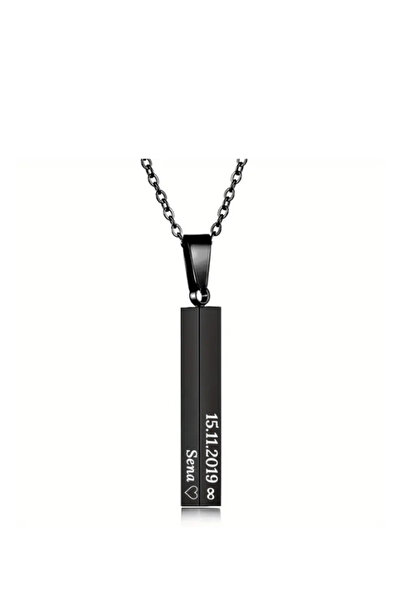 HEEDOF Kişiye Özel Tasarım Kancalı Unisex Kolye, İsim Yazılı Bileklik, Çift Bilekliği, Sevgiliye Hediye