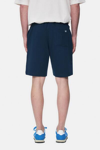 UCLA Ανδρικό πλεκτό σορτς Jarvis Navy Blue Κεντημένο Standard Fit
