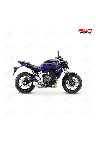 Run Grafik Shop KIT GRAFIC BULLETT pentru YAMAHA 2014-17 MT 07