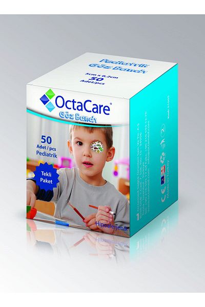 Octamed Octacare eye patches for boys, 5*6.2 cm, 50 pcs, OctaMed