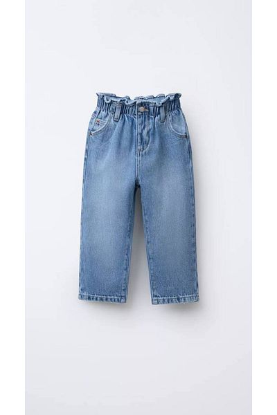 Karan Kids Blugi cu inimă pentru fete de sezon nou