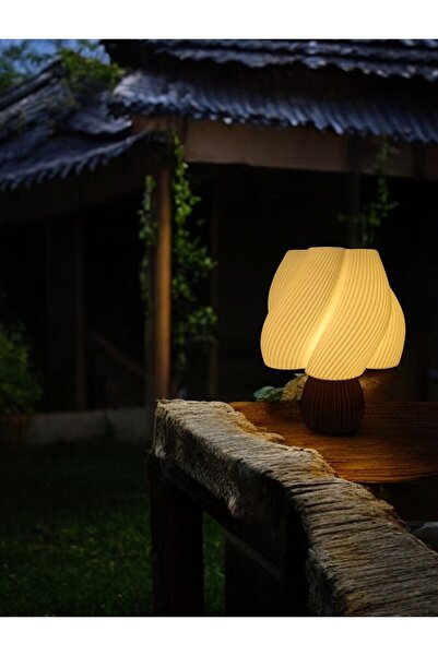 N NOXXO Vintage Decorative Bohemian Ice Lampshade Night Table Lamp Home Decoration Coffee Cream