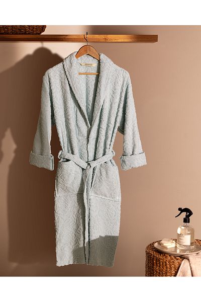Madame Coco Roesia Schalkragen-Bademantel für Damen