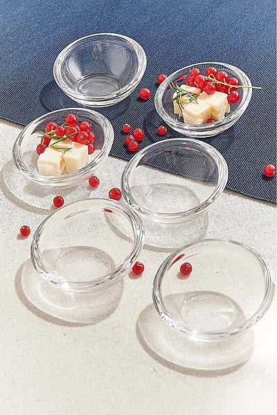 Paşabahçe Handmade Glass Mini Presentation Bowl 6 Pieces 65 Cc
