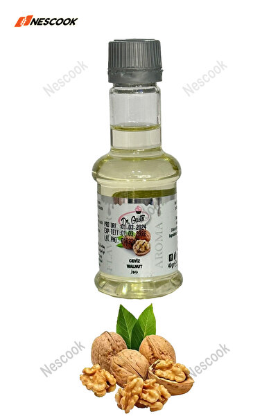 nescook Dr.Gusto Aroma Verici Esans Ceviz , Walnut Essence 40 Gr