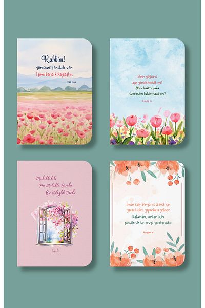 Dava Adamı Yayınları Rahmet Notebook Set - A6 Notebooks