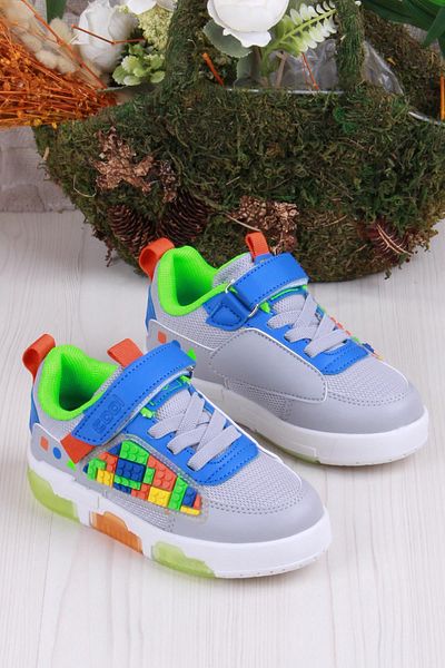 fort Cool Legos Comfortable Lightweight Sneaker Lighted Boys' Shoes