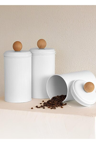 GUNES ZUCCACIYE The Mia Stripe Çay Kahve Şeker Kavanozu 1,20 Lt