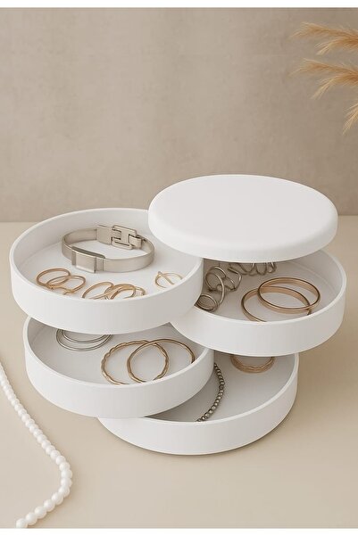 Higienox Olivia Jewelry Taki Düzenleme Kutusu Organizeri Beyaz.