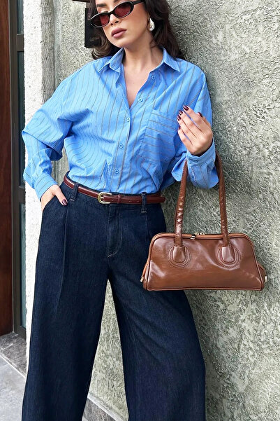 KOÇAK ÇANTA Women's Zippered Faux Leather Single Compartment Hand, Arm and Shoulder Bag