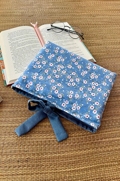 Outlet Çarşım Çiçekli Kitap Kılıfı Kitap Sever Hediyesi