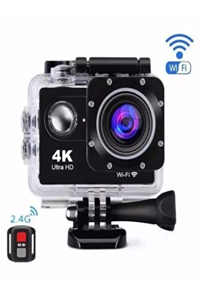 ULTRATEKNO Kask Kamerası 170 Derece 16 Mp 4k Ultra Hd Wifi Aksiyon Kamerası Kumandalı Kamera