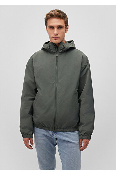 Mavi Μπουφάν Χακί με κουκούλα κανονική εφαρμογή 0110234 -71598