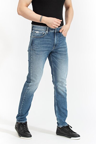 Calvin Klein Blue Slim Fit Men's Jeans
