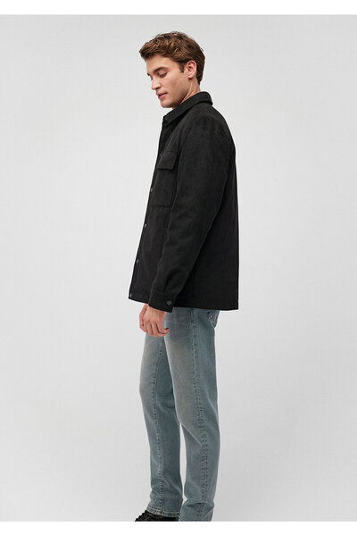 Mavi Μαύρο Suede Jacket - Regular Fit, Regular Cut 0110275 -71379