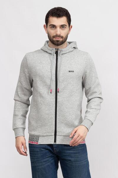 BOSS Saggy Erkek Fermuarlı Sweatshirt