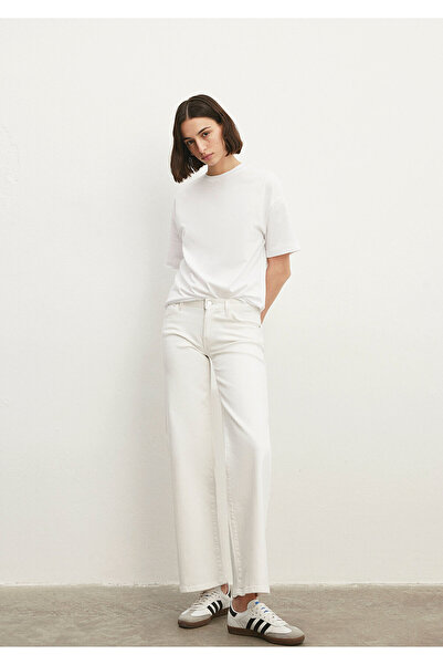 Mavi Deli Dolu Everyday Casual Λευκό Jean Παντελόνι 1010485183