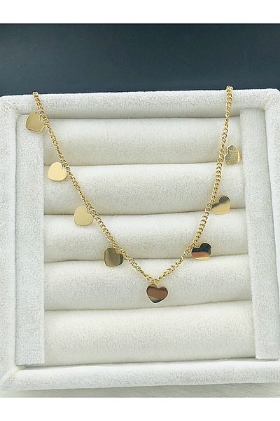 DS DİAMONDSHOP Steel Anklet Heart Model Byçlkhal- 202504558