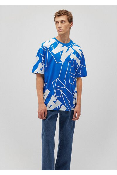 Mavi Τυπωμένο T-Shirt Oversize / Wide Cut 0611206-70913