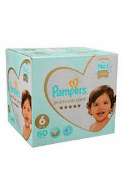 Pampers Pampers Premium Care No. 6, carton of 60 pieces