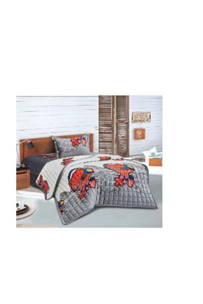 Moon 3-Piece Compressed Bed Quilt Set with Kids' Drawings