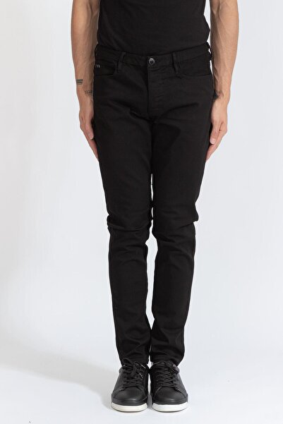 Emporio Armani Pamuklu Normal Bel Slim Fit Jeans Erkek Kot Pantolon 8n1j11 1d...