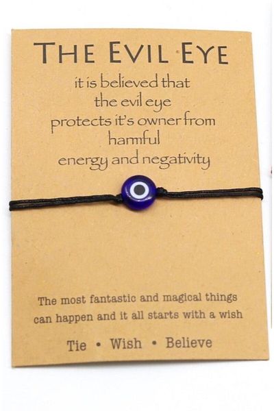 bygüneşaccessories Evil Eye Beaded Drawstring Design Bracelet