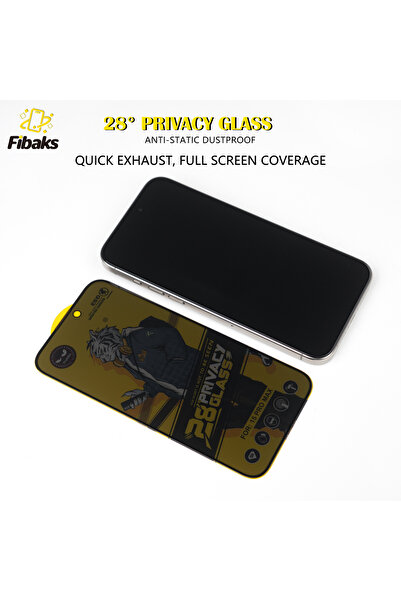 Fibaks 150C Antistatik ESD Samsung Galaxy S25 Uyumlu Tam Kapatan Hayalet Kırılmaz Cam Ekran Koruyucu
