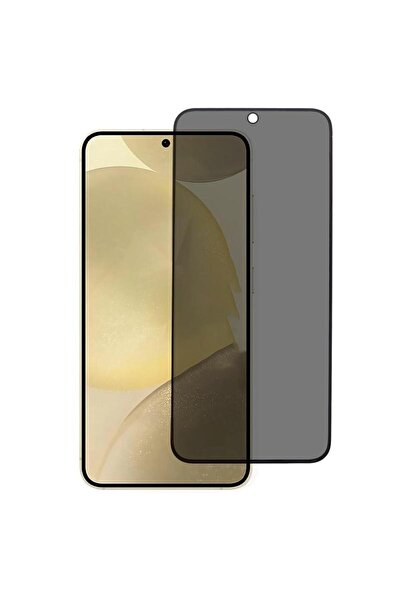 Fibaks 150C Antistatik ESD Samsung Galaxy S25 Uyumlu Tam Kapatan Hayalet Kırılmaz Cam Ekran Koruyucu