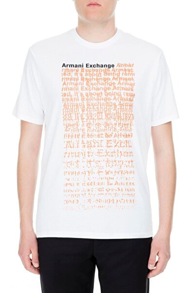 Armani Exchange Erkek Beyaz T-Shirt 3GZTGD ZJ6AZ 1100