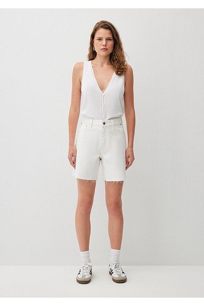 Mavi Lidia All Blue - White Jean Shorts1410145-87090