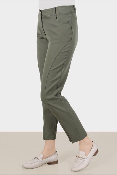 Alvina 70383 Model Zipper Detailed Pants