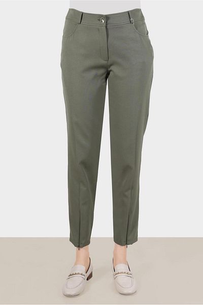 Alvina 70383 Model Zipper Detailed Pants