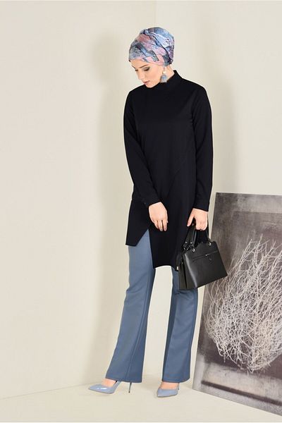 Alvina Asymetric Cut Tunic 4709