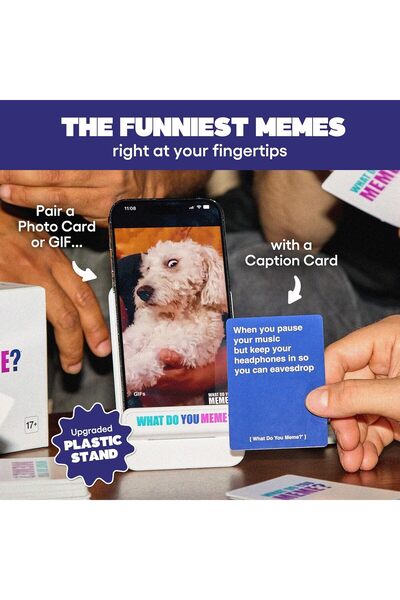 Yelajoy WHAT DO YOU MEME : Party Card game,Party Game for Young People Over 17,Copper Board Material