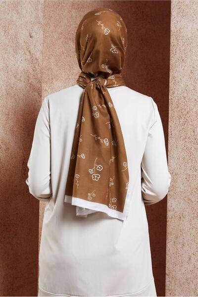 Alvina ALVİNA 7469 Μοντέλο Σάλι με λουλούδια