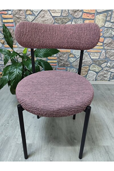 COVER TEKSTİL Teddy Sandalye kılıfı Mutfak Salon Cafe Restaurant Sandalyesi kılıfı AĞAÇ KABUĞU DESEN