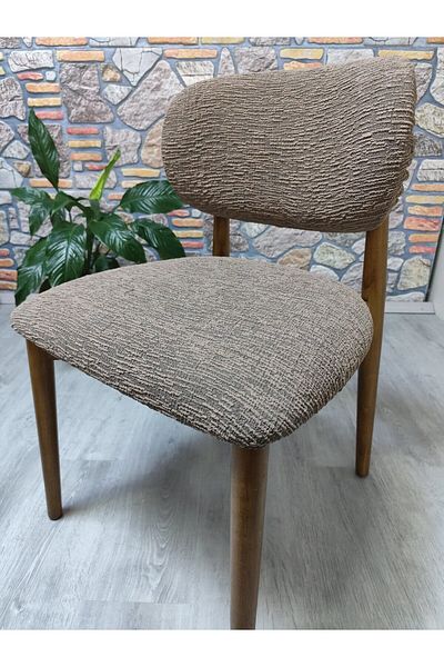 COVER TEKSTİL Bohemian New Model Chair Sword Jacquard Wood Nightmare