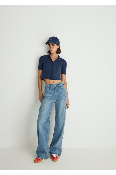 Mavi Carina Street Puslu Açık Jean Pantolon 1010764-87752