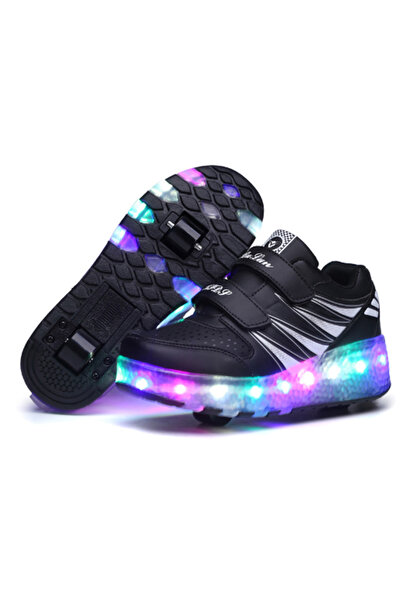 ETG أحذية تزلج خفيفة الوزن قابلة لإعادة الشحن للأولاد والبنات