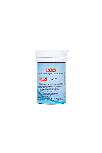 Dr Lİfe Blood glucose tests, 50 pcs, Dr. Life