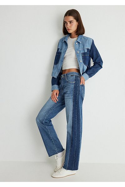 Mavi Pantaloni de jeans albaștri reciclati Savannah 1010616 -87976