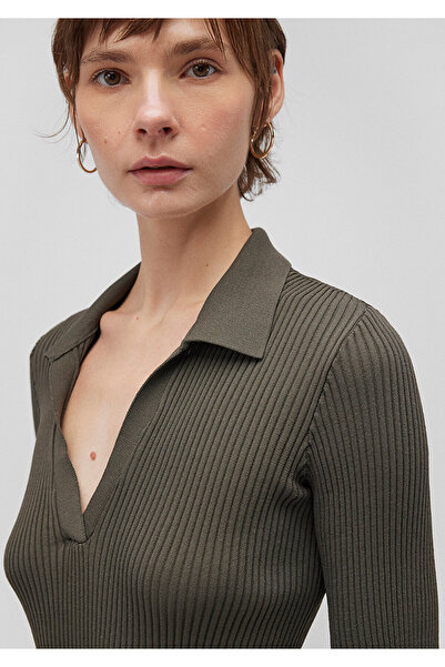 Mavi Khaki Polo Knitwear - Body Fitting Cut 1710491 -71553