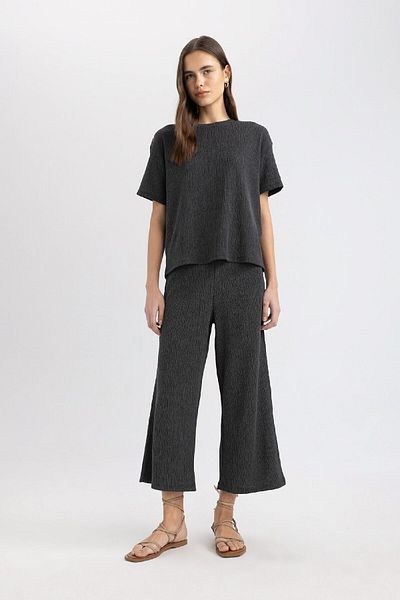 DeFacto Wide Leg Regular Waist Wrap Capri – C4329ax24sp