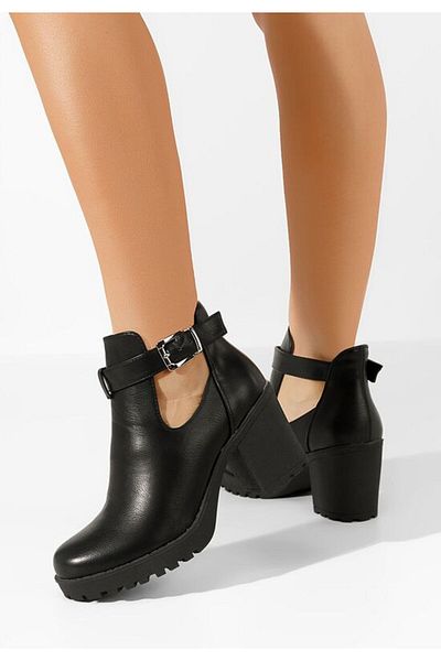 B T Shoes Ghete de toamna Nomaria V2 negre