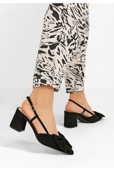 B T Shoes Pantofi slingback Latosha negri