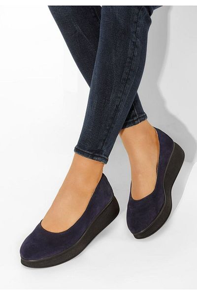 B T Shoes Pantofi cu platformă albastri Cantoria V2